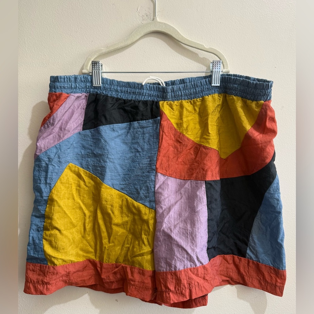 Iamnotbasic Aris Multicolor Patchwork Men Shorts - image 3